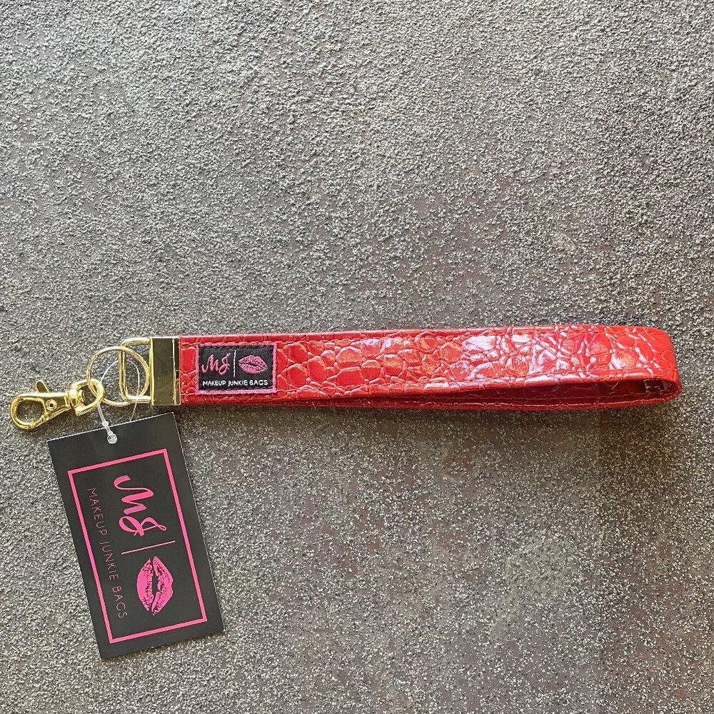 Makeup Junkie Game Day Wrist Strap - Red